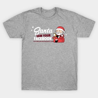 Naughty List Christmas Gift T-Shirt